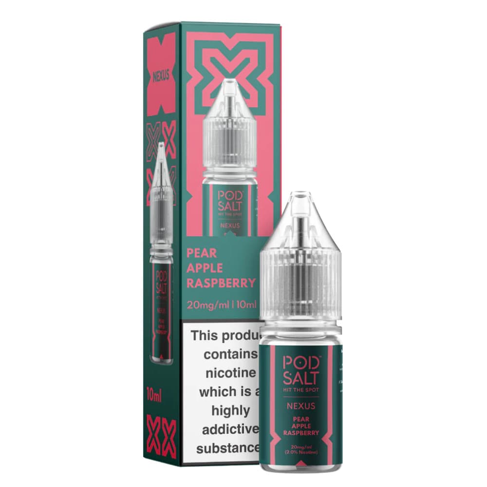  Pear Apple Raspberry / 20mg Pod Salt Nexus e liquids 10ml Box of 10