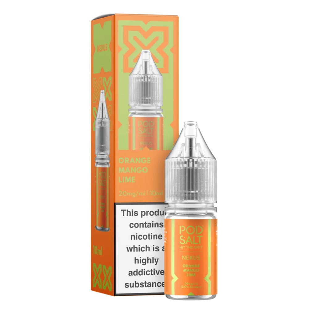  Orange Mango Lime / 20mg Pod Salt Nexus e liquids 10ml Box of 10