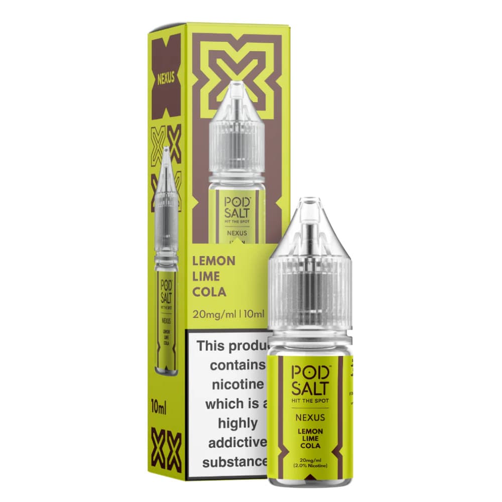  Lemon Lime Cola Ice / 20mg Pod Salt Nexus e liquids 10ml Box of 10