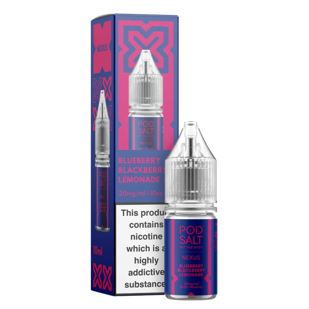  Blueberry Blackberry Lemonade / 10mg Pod Salt Nexus e liquids 10ml Box of 10