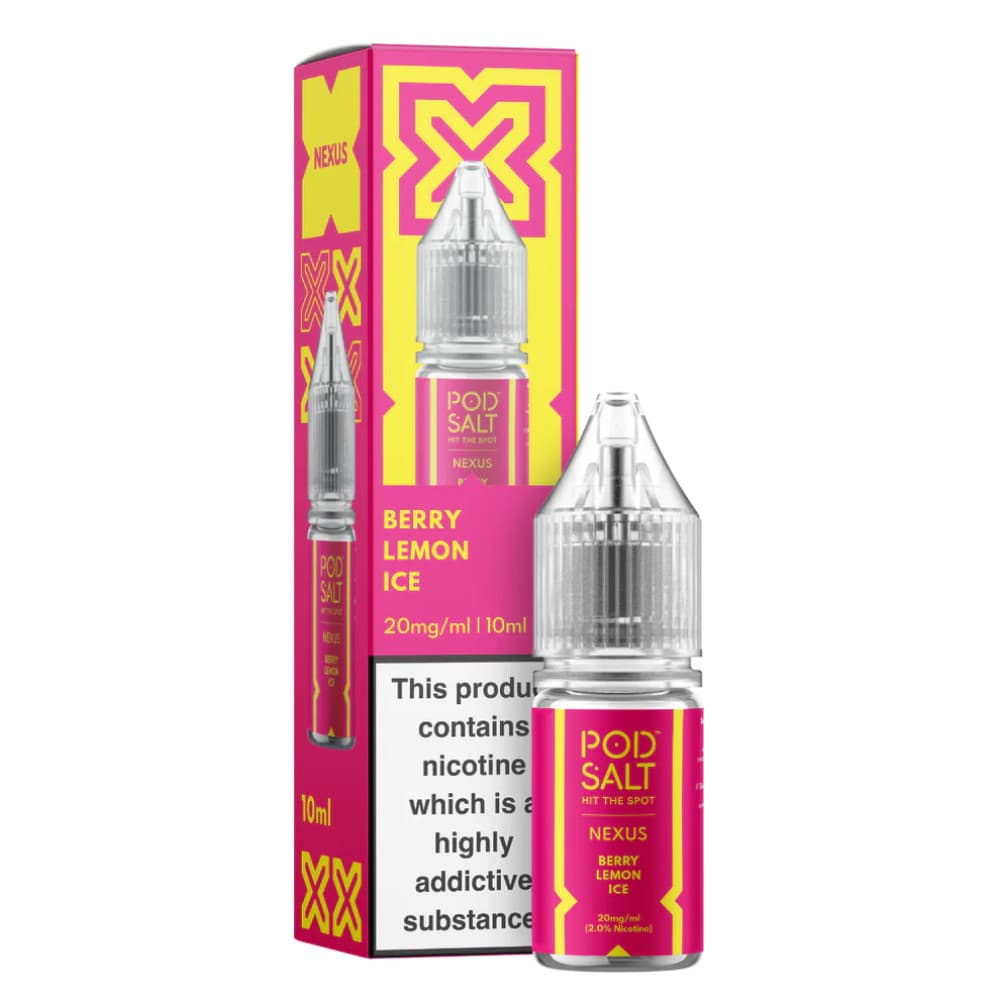  Berry Lemon Ice / 20mg Pod Salt Nexus e liquids 10ml Box of 10