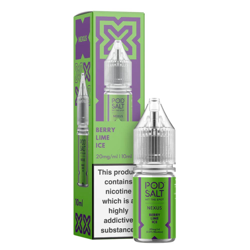  Berry Lime Ice / 10mg Pod Salt Nexus e liquids 10ml Box of 10