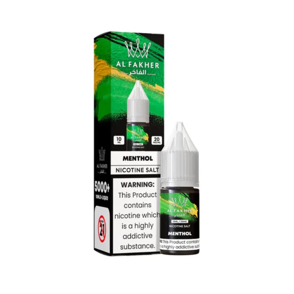  Menthol / 20mg Al Fakher Nic Salts e liquids 10ml Box of 10