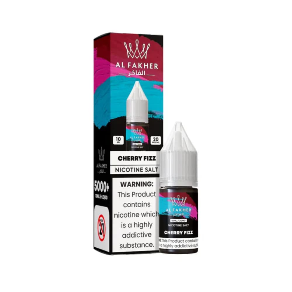  Cherry Fizz / 20mg Al Fakher Nic Salts e liquids 10ml Box of 10