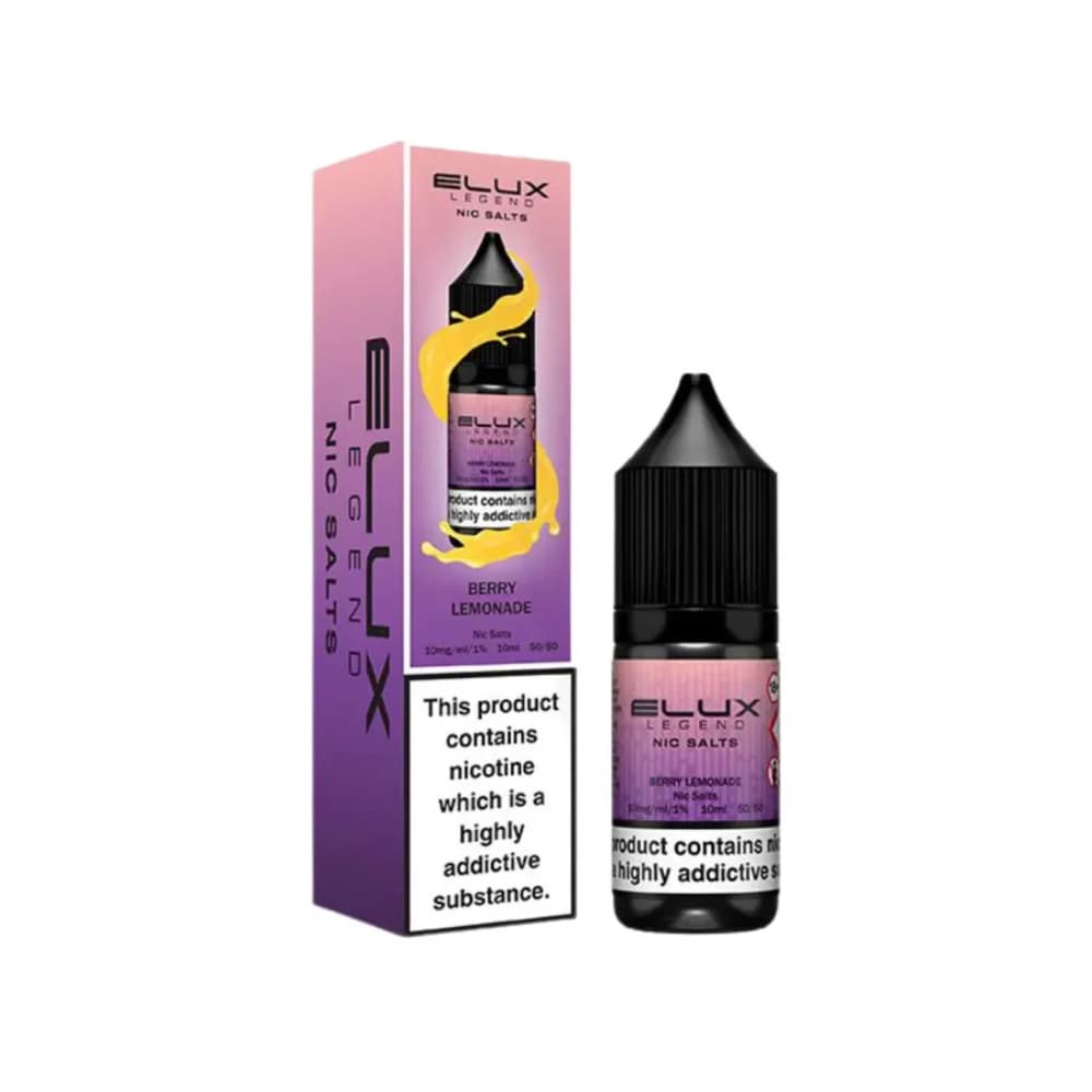  Berry Lemonade / 10mg Elux Legend Nic Salts E-Liquids 10ml Box of 10