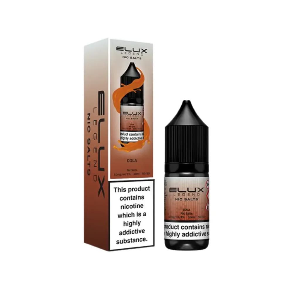  Cola / 10mg Elux Legend Nic Salts E-Liquids 10ml Box of 10