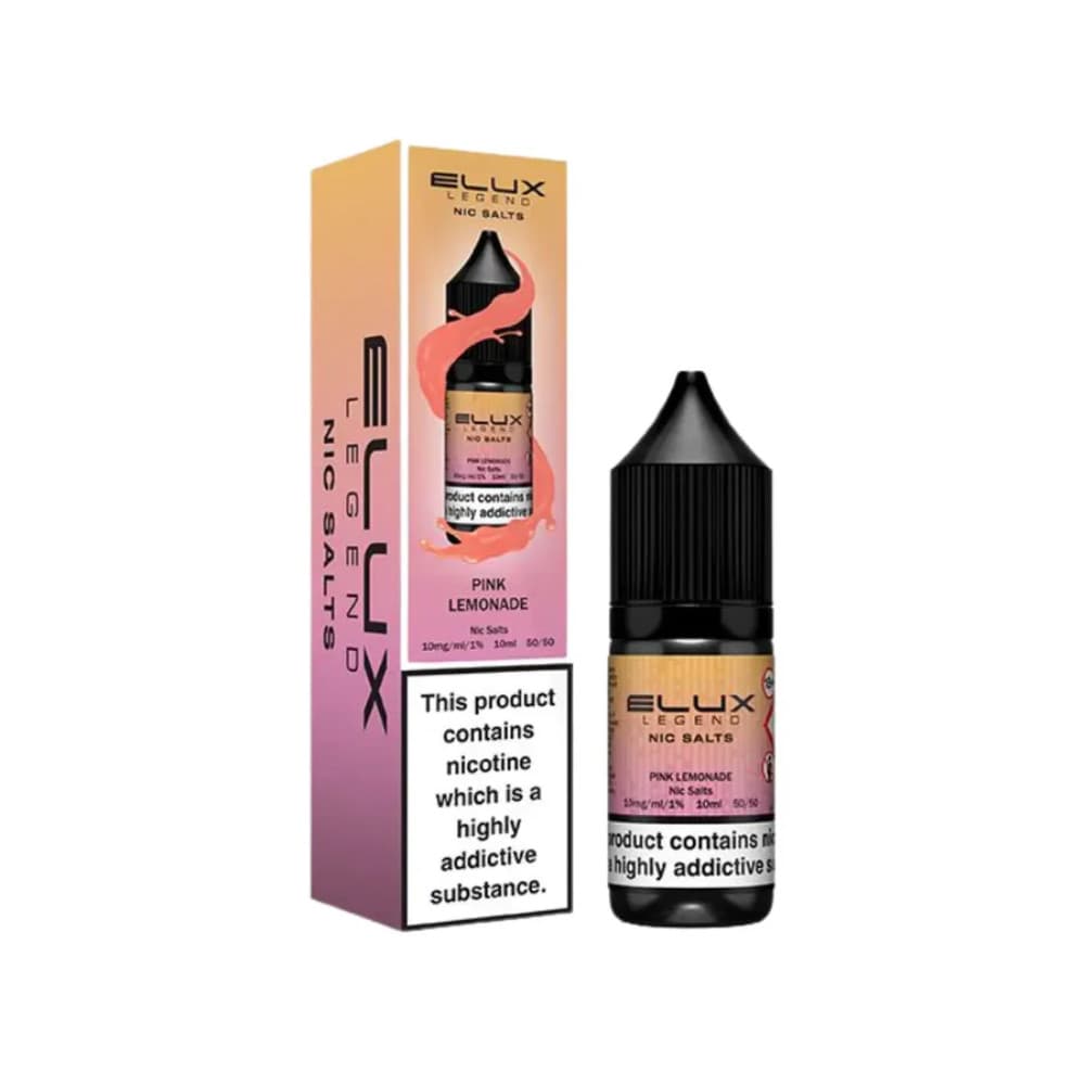  Pink Lemonade / 10mg Elux Legend Nic Salts E-Liquids 10ml Box of 10