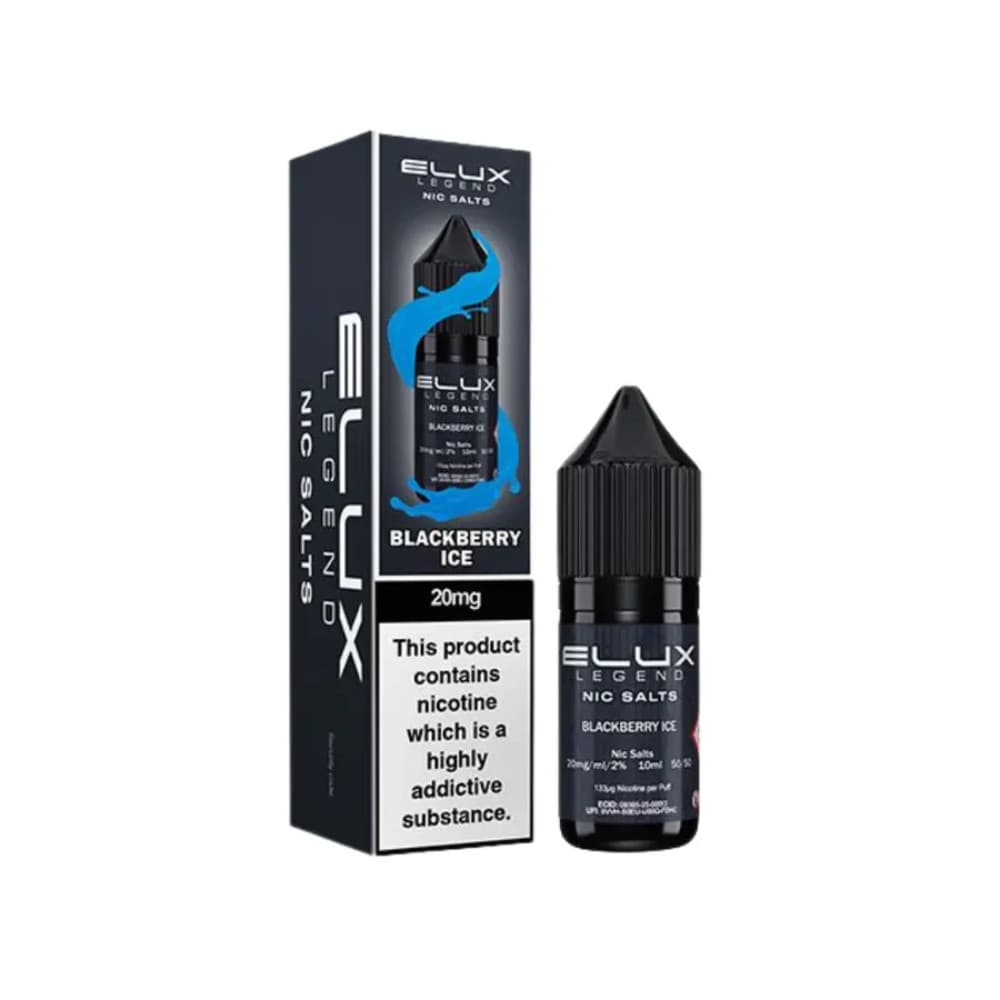  Blackberry Ice / 10mg Elux Legend Nic Salts E-Liquids 10ml Box of 10