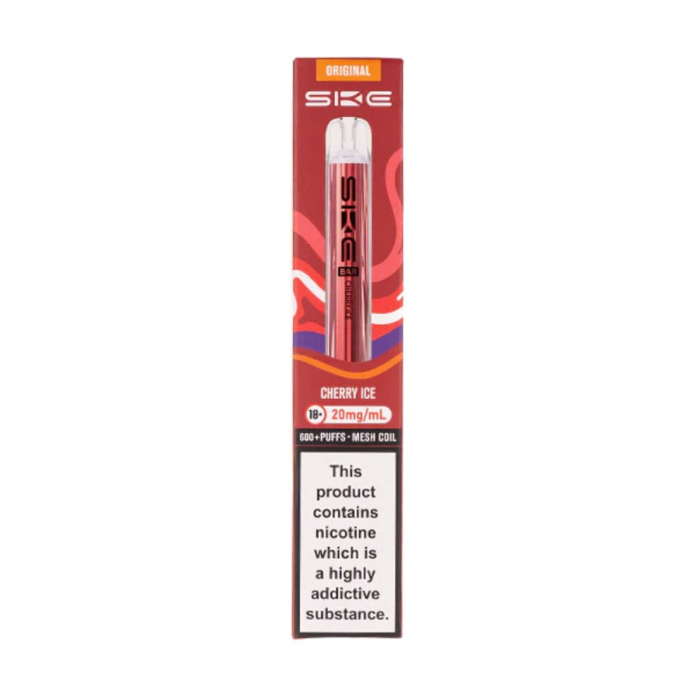 Cherry Ice Ske Crystal Original 600 Vape Kit Box of 10