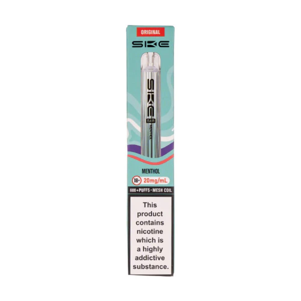  Menthol Ske Crystal Original 600 Vape Kit Box of 10