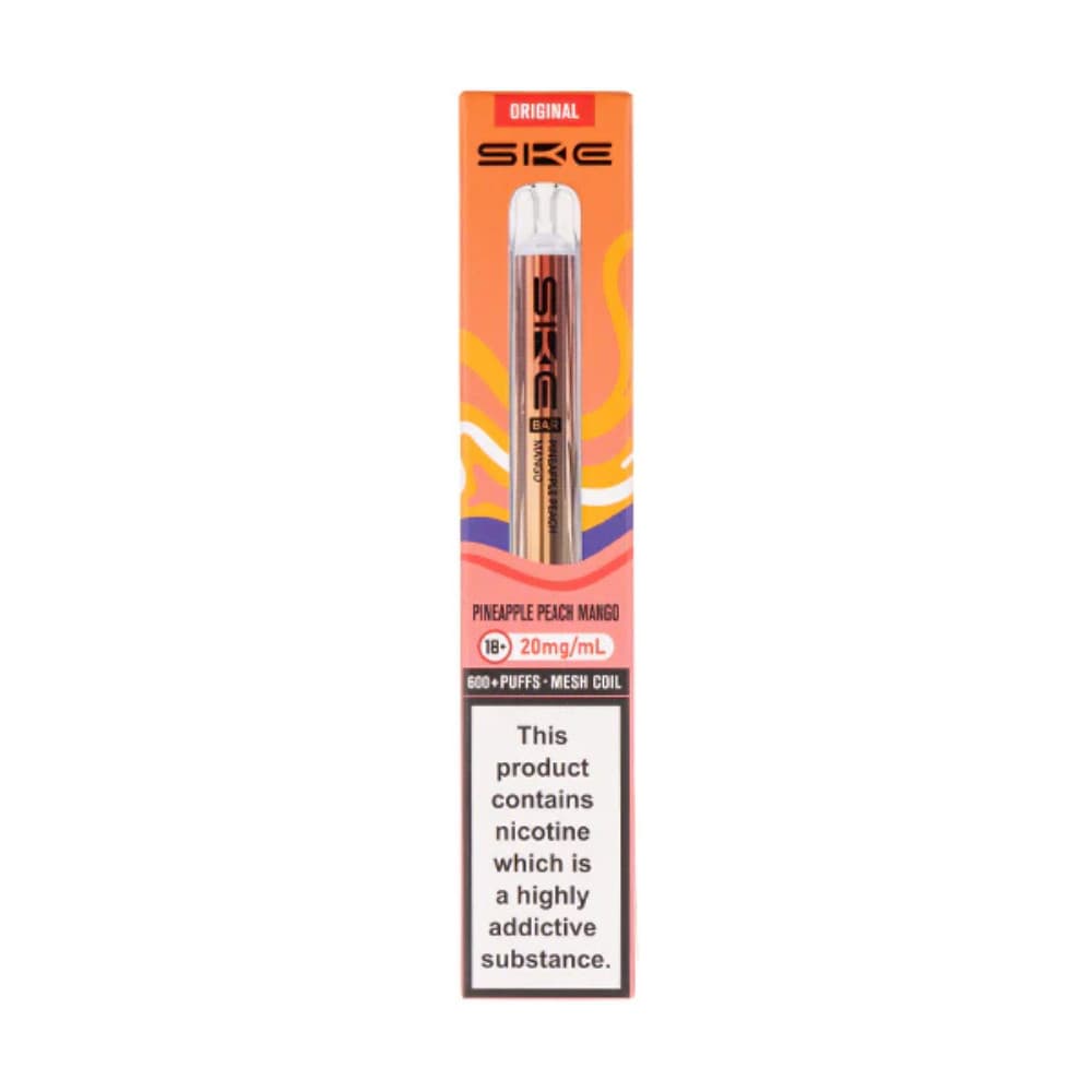  Pineapple Peach Mango Ske Crystal Original 600 Vape Kit Box of 10