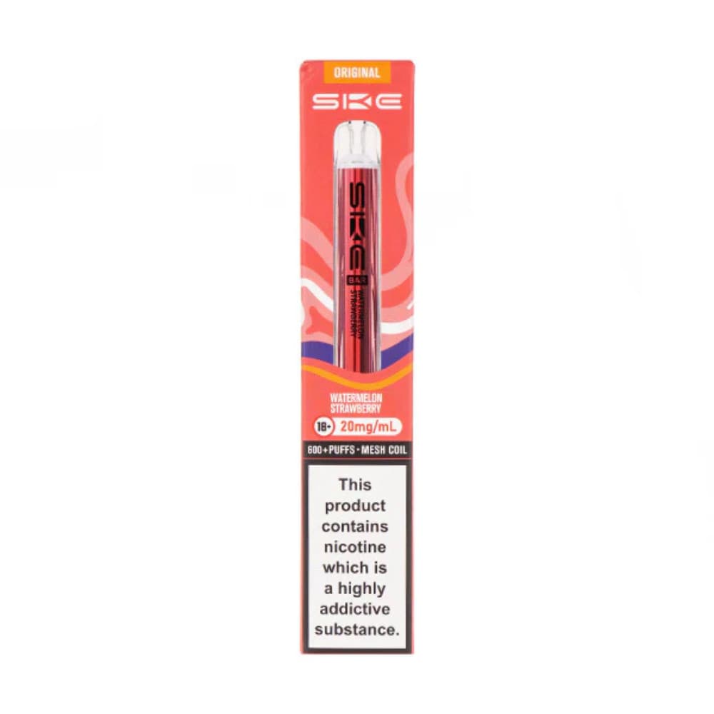  Watermelon Strawberry Ske Crystal Original 600 Vape Kit Box of 10