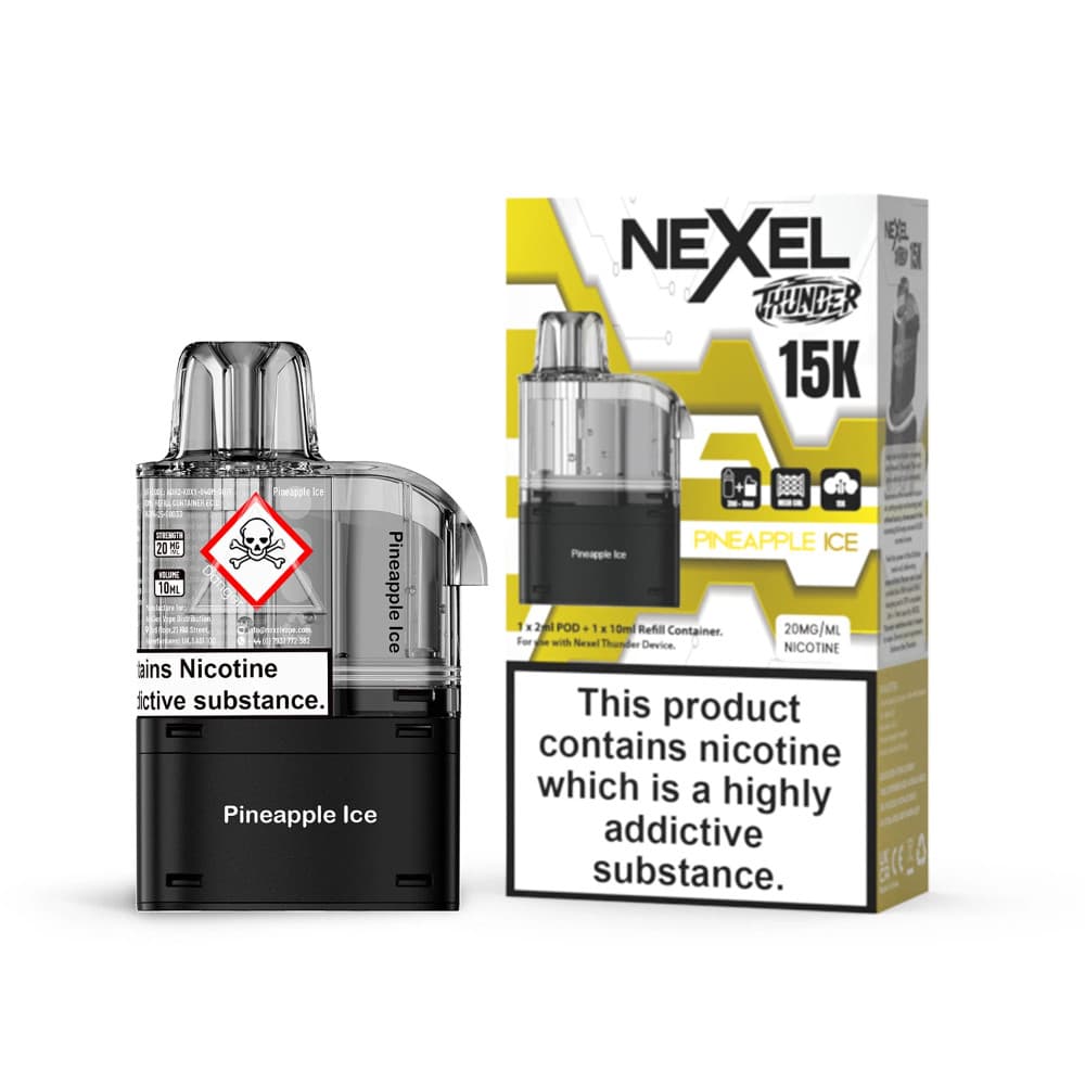  Pineapple Ice Nexel Thunder 15k Pods Pack of 10