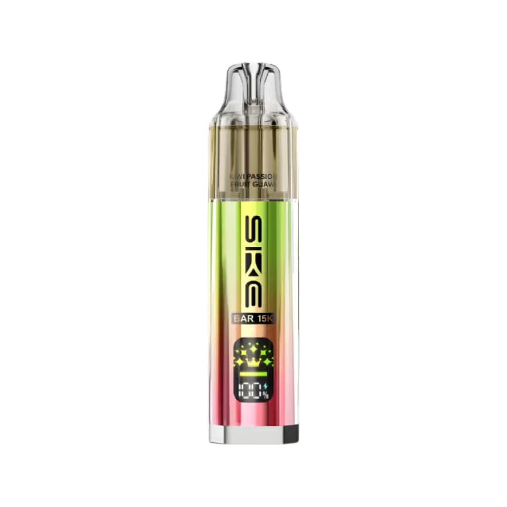  Kiwi Passionfruit Guava Ske Bar 15k Pod Vape Kit Box of 5
