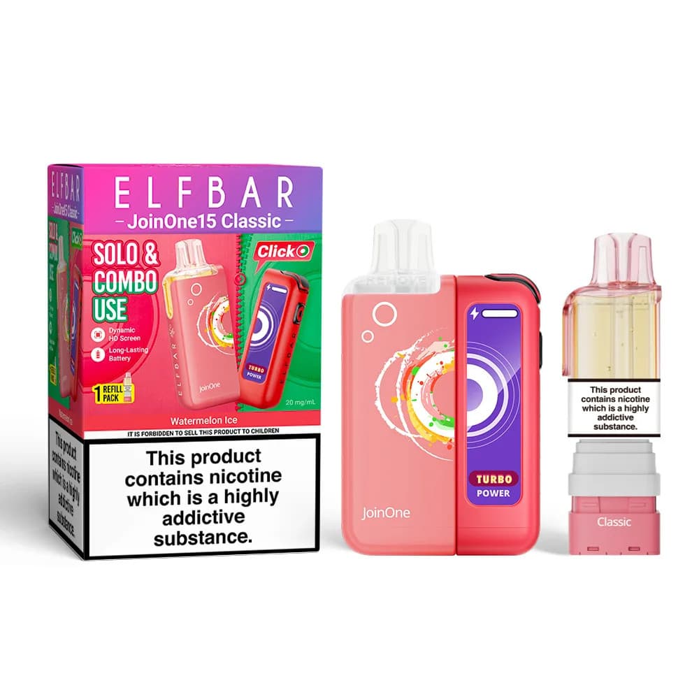  Watermelon Ice Elf Bar JoinOne30 Classic Vape Kit Box of 5