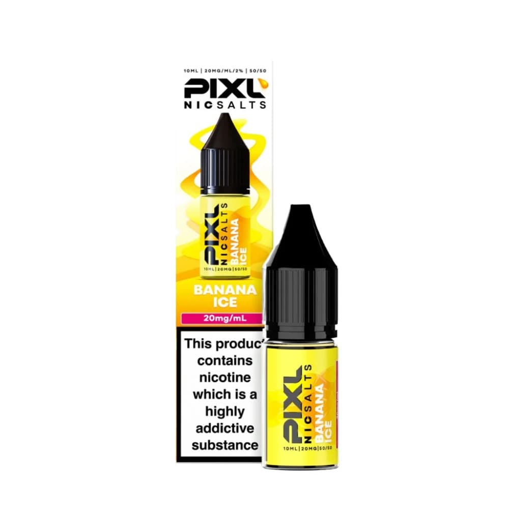  Banana Ice / 10mg Pixl Nic Salts 10ml E liquids Box of 10