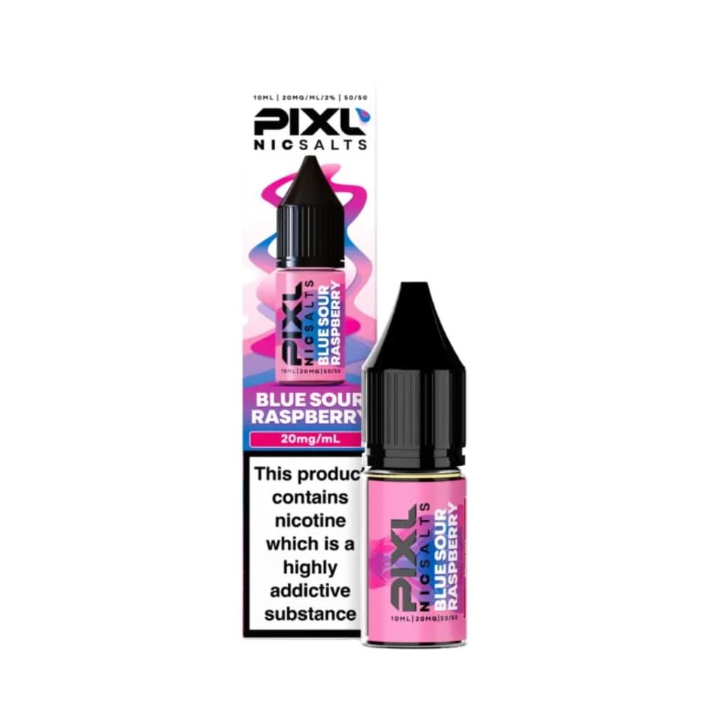  Blue Sour Raspberry / 10mg Pixl Nic Salts 10ml E liquids Box of 10