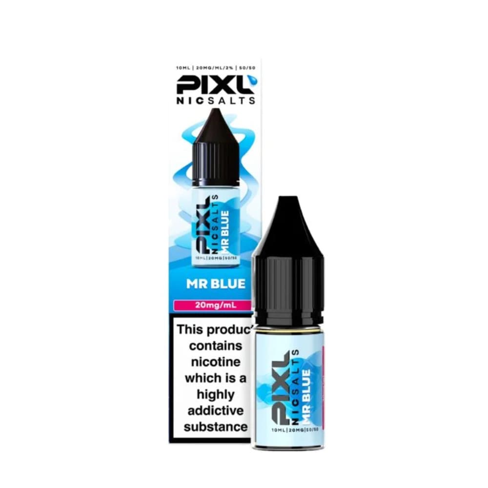  Mr Blue / 10mg Pixl Nic Salts 10ml E liquids Box of 10