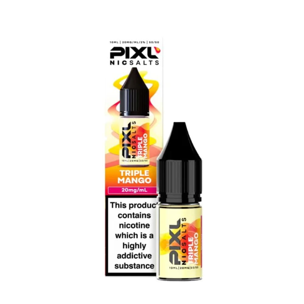  Triple Mango / 10mg Pixl Nic Salts 10ml E liquids Box of 10