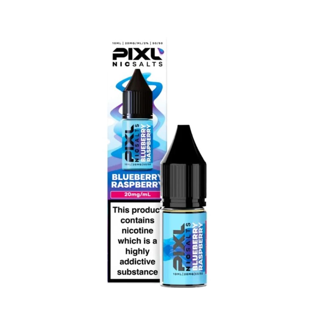  Blueberry Raspberry / 20mg Pixl Nic Salts 10ml E liquids Box of 10