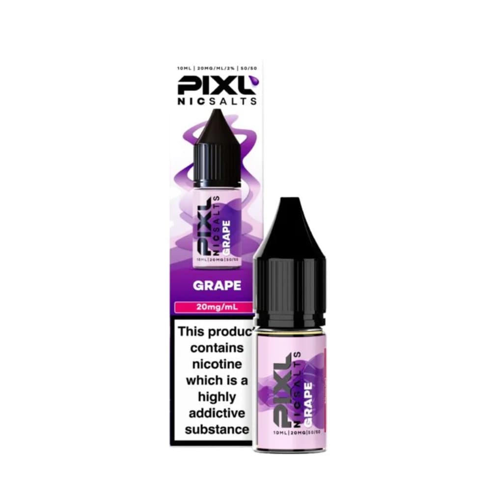  Grape / 20mg Pixl Nic Salts 10ml E liquids Box of 10