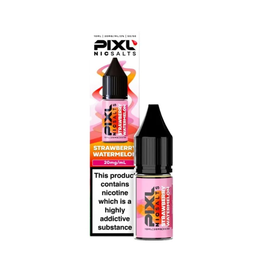  Strawberry Watermelon / 20mg Pixl Nic Salts 10ml E liquids Box of 10