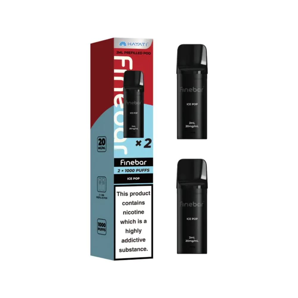  Ice Pop Hayati Finebar Prefilled Pod Pack of 10