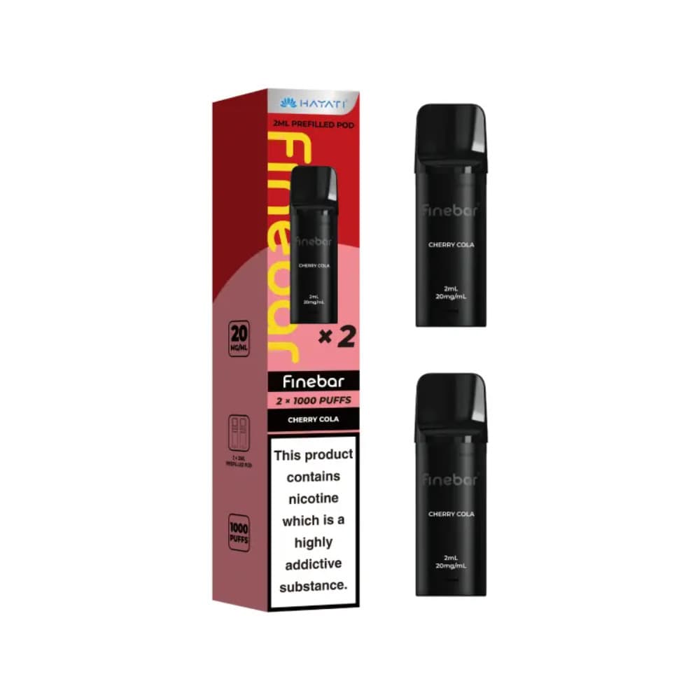 Cherry Cola Hayati Finebar Prefilled Pod Pack of 10