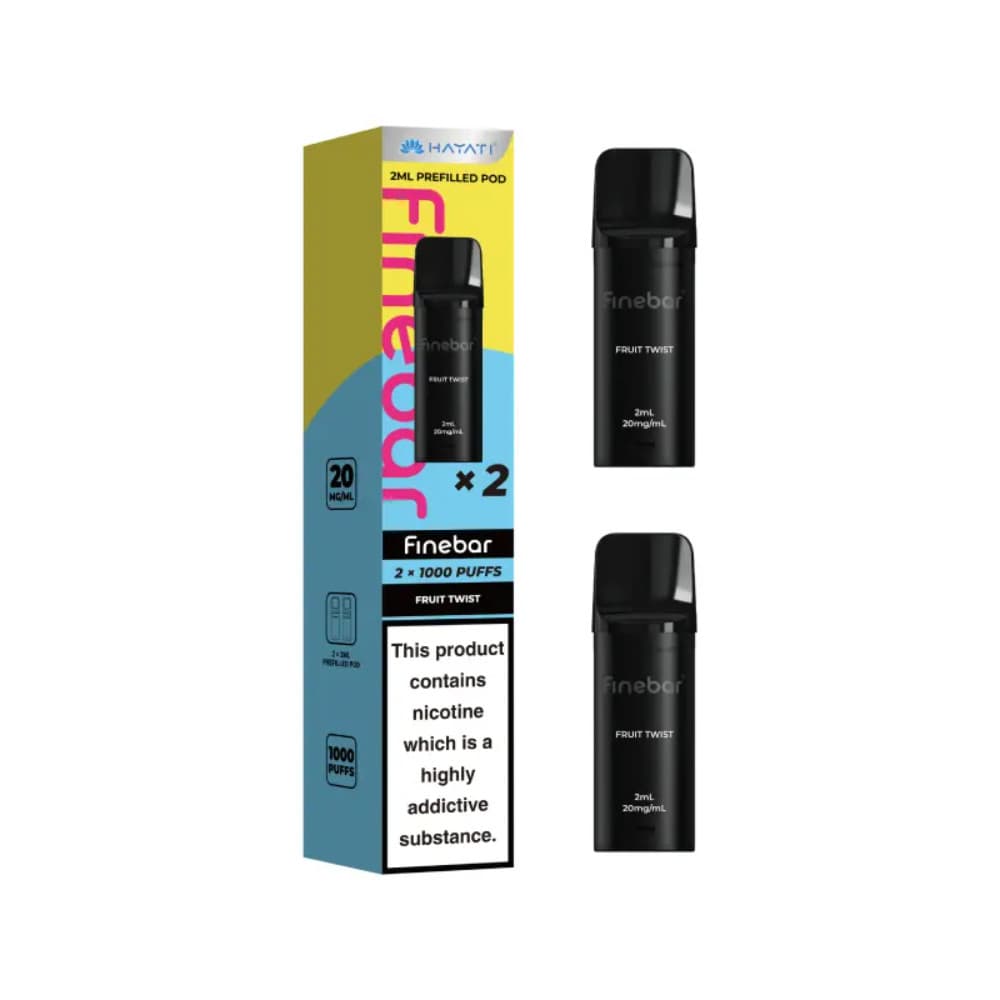  Fruit Twist Hayati Finebar Prefilled Pod Pack of 10