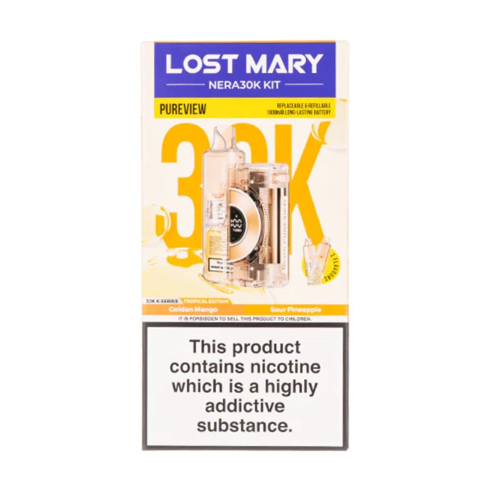  Tropical Edition Lost Mary NERA 30K Pureview Vape Box of 5