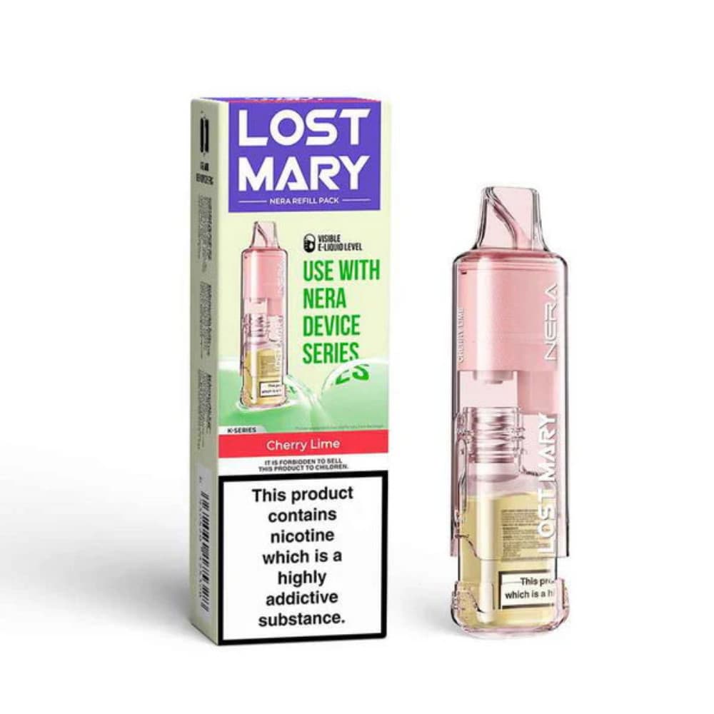  Cherry Lime Lost Mary NERA 30K Pureview Pods Pack of 5