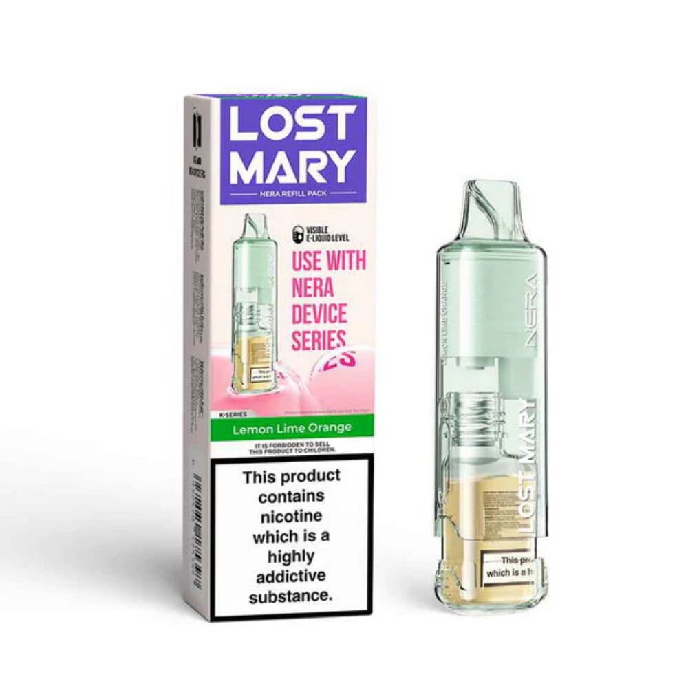  Lime Orange Lost Mary NERA 30K Pureview Pods Pack of 5