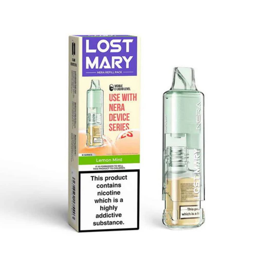  Lemon Mint Lost Mary NERA 30K Pureview Pods Pack of 5