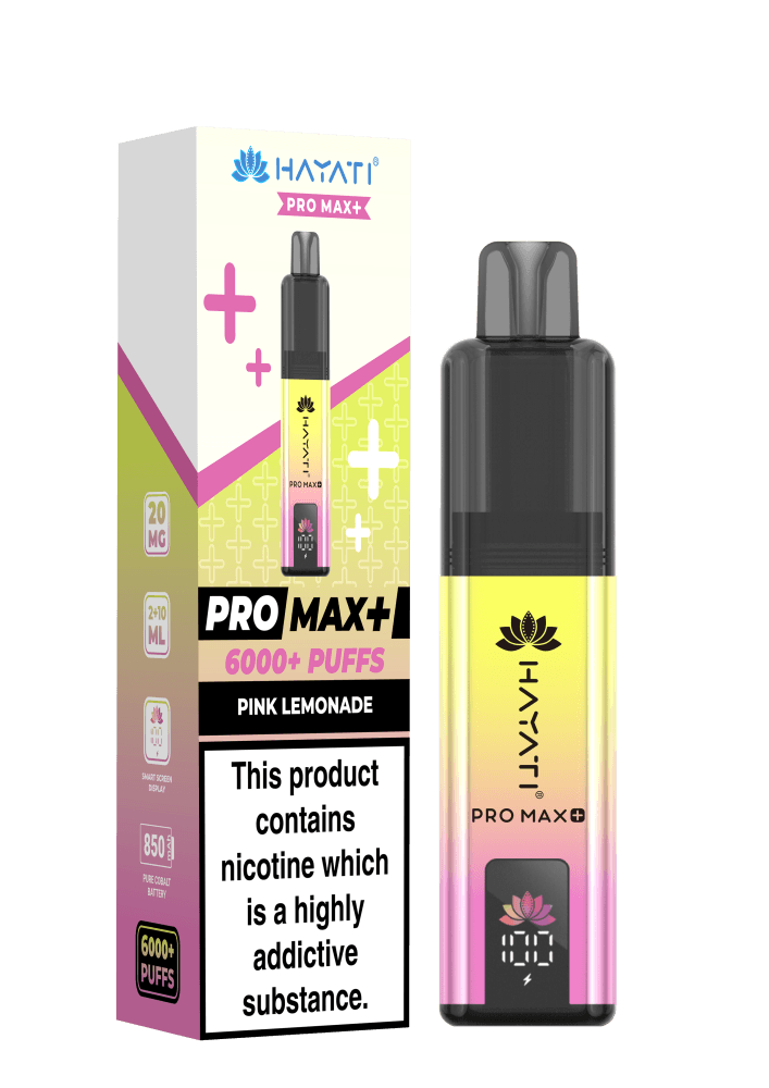  Pink Lemonade Hayati Pro Max Plus Vape Kit Box of 5
