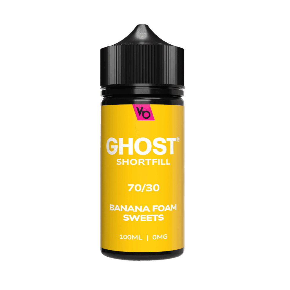  Banana Foam Sweets Ghost 100ml Shortfill e-liquids 0MG | 70/30