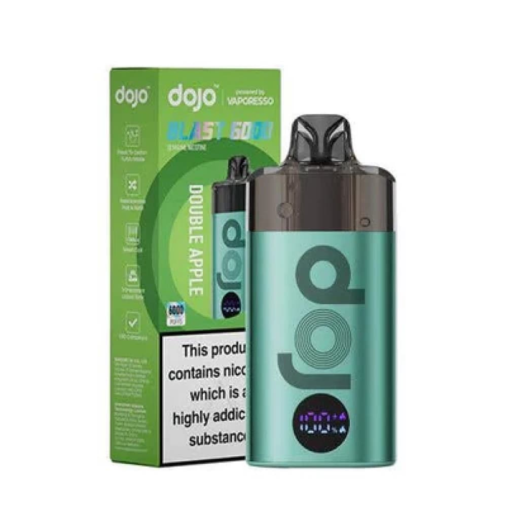  Double Apple Dojo Blast 6000 Vape Kit Box of 5