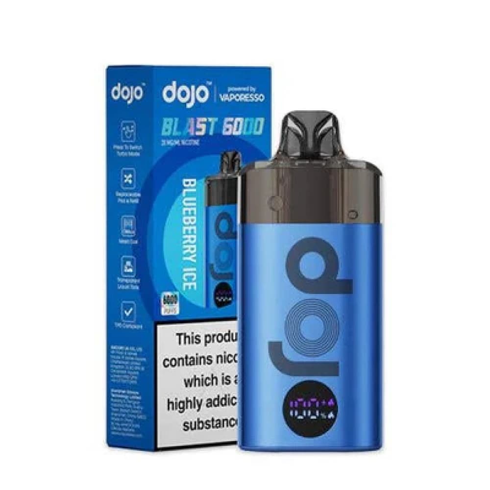  Blueberry Ice Dojo Blast 6000 Vape Kit Box of 5