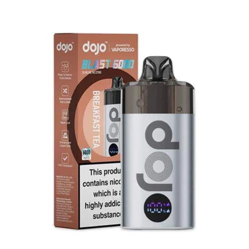  Breakfast Tea Dojo Blast 6000 Vape Kit Box of 5