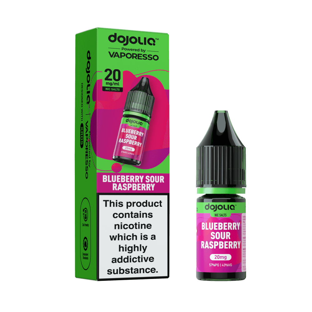  Blue Sour Raspberry / 10mg Vaporesso Dojo Liq Nic Salt 10ml Box of 10