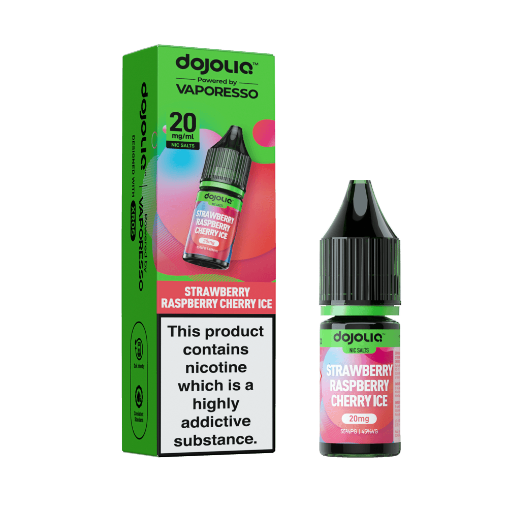  Strawberry Raspberry Cherry / 10mg Vaporesso Dojo Liq Nic Salt 10ml Box of 10