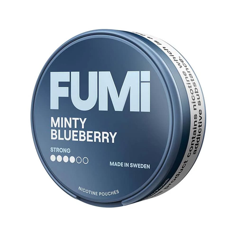  Minty Blueberry Fumi Nicotine Pouches Pack of 10
