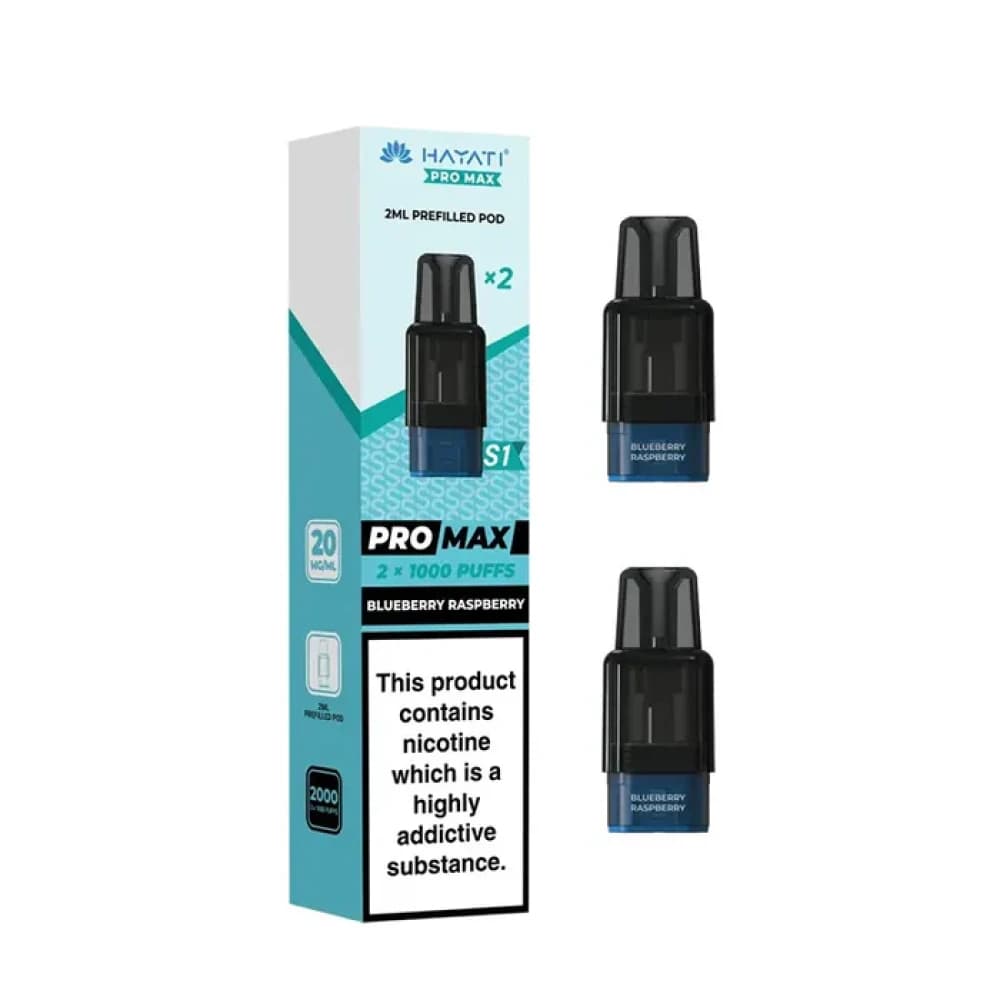  Blueberry Raspberry Hayati Pro Max S1 Prefilled Pods Pack of 10