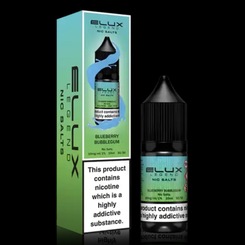  Blueberry Bubblegum / 10mg Elux Legend Nic Salts E-Liquids 10ml Box of 10