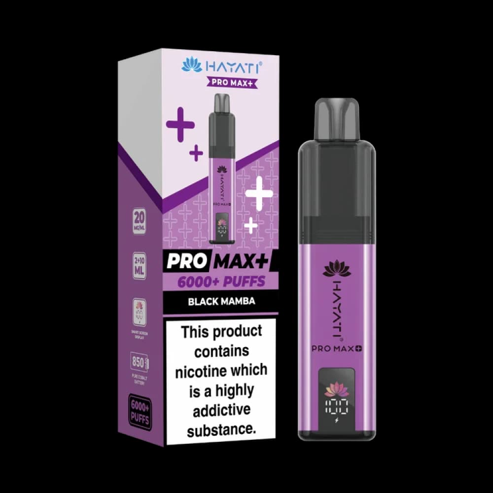  Black Mamba Hayati Pro Max Plus Vape Kit Box of 5