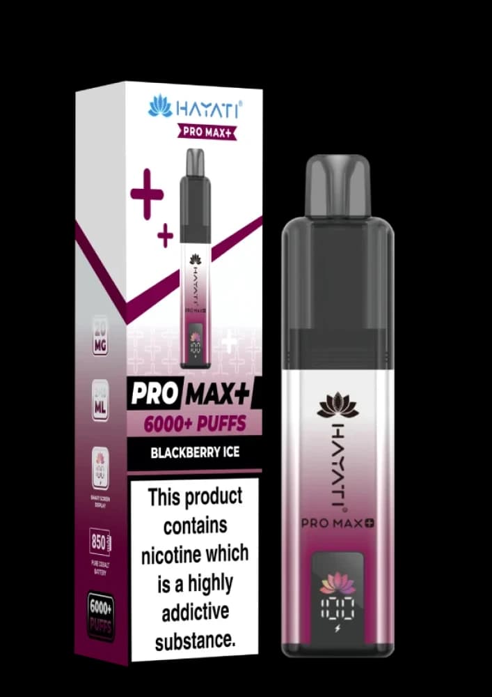  Blackberry Ice Hayati Pro Max Plus Vape Kit Box of 5