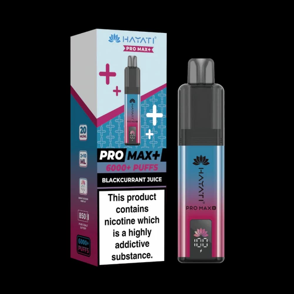  Blackcurrant Juice Hayati Pro Max Plus Vape Kit Box of 5