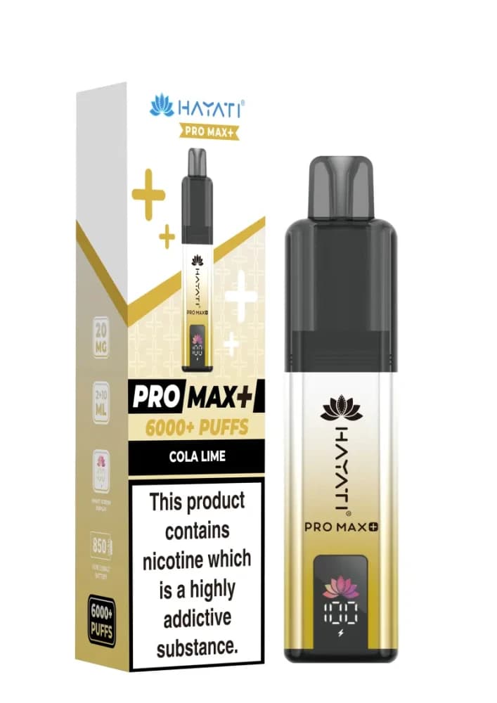  Cola Lime Hayati Pro Max Plus Vape Kit Box of 5