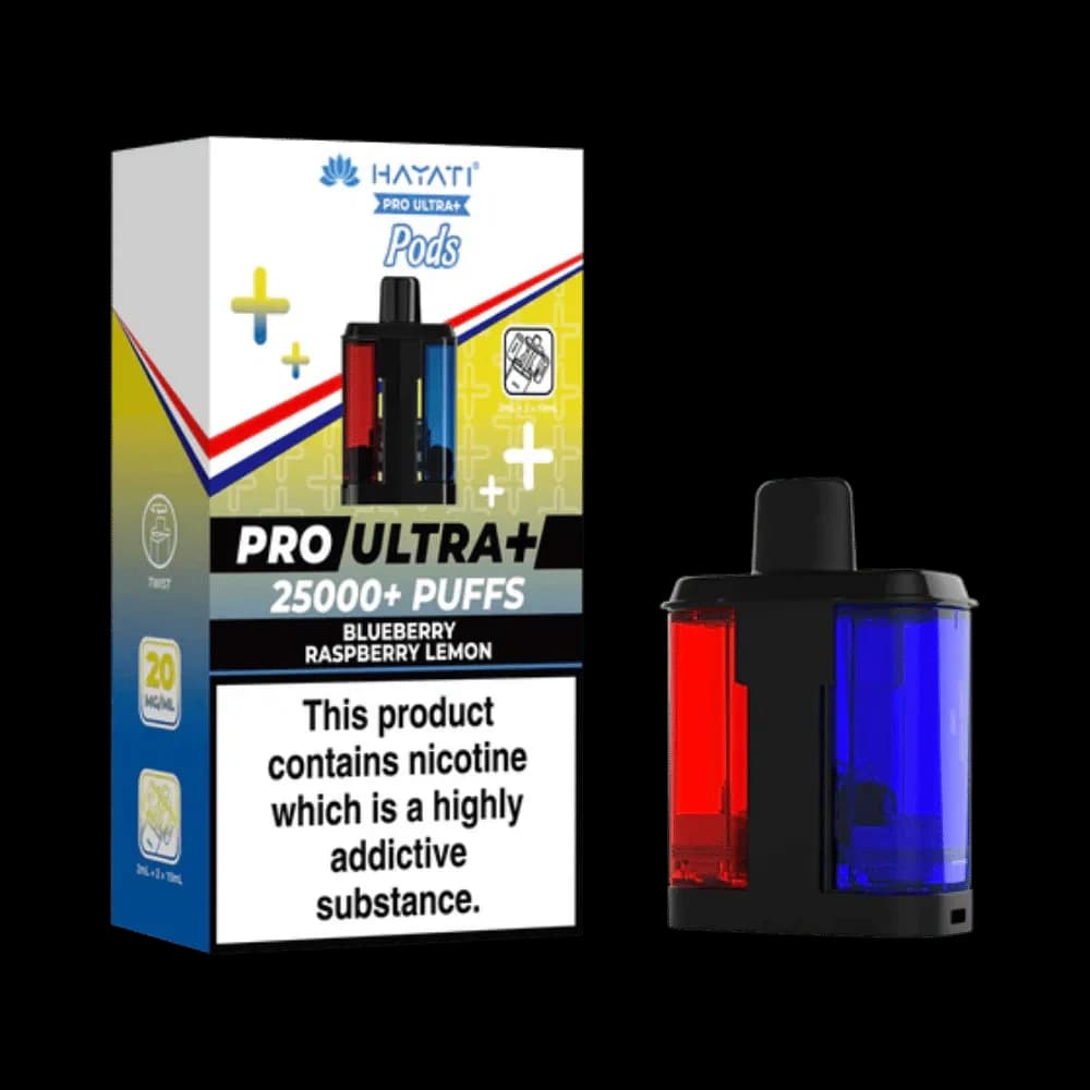  Blueberry Raspberry Lemon Hayati Pro Ultra Plus 25K Pods Pack of 5