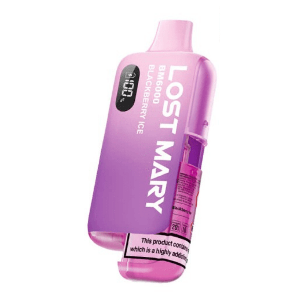  Blackberry Ice Lost Mary Bm6000 Vape Kit Box of 5