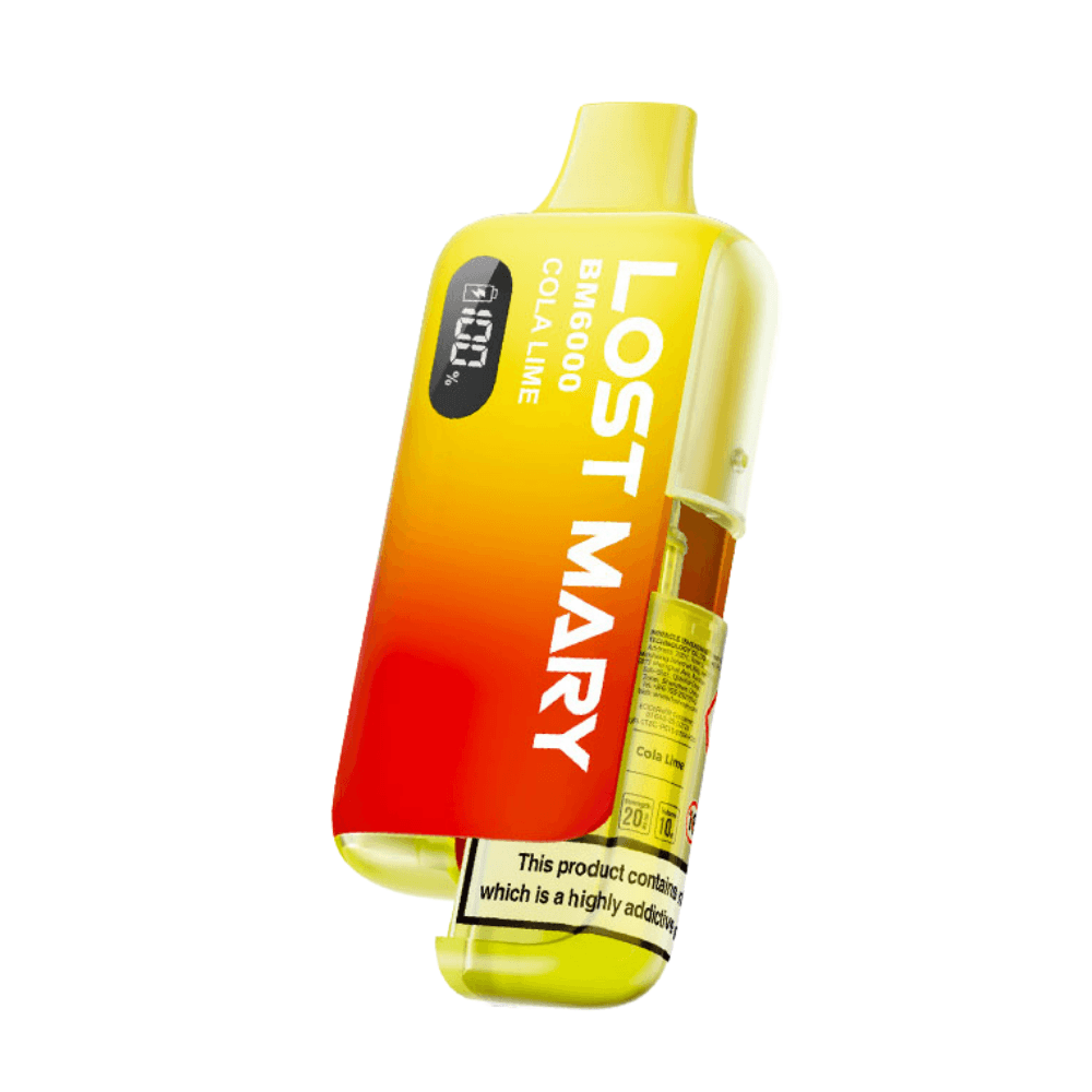  Cola Lime Lost Mary Bm6000 Vape Kit Box of 5